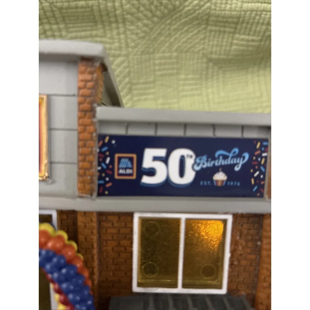 Aldi 50th Birthday Store Light Up! NEW Limited Edition Ballon Arch Logo